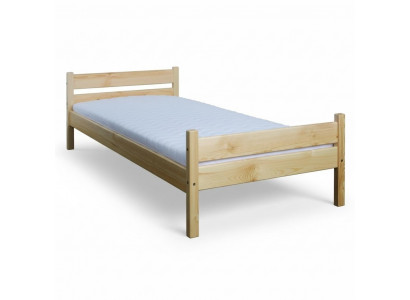 Łóżko jednoosobowe łóżko sosnowe sosna Lite drewno łóżko drewniane 100x200 rama łóżka Drewno