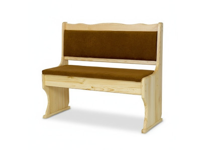Ławka drewniana Kanapa 100 cm sosna Lite drewno solidne Meble ława kuchenna Oryginalne Drewno