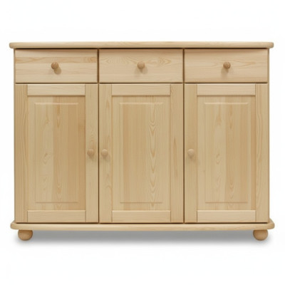 Kredens Kredens sosnowy Solidny salon z litego drewna Solidne drewno