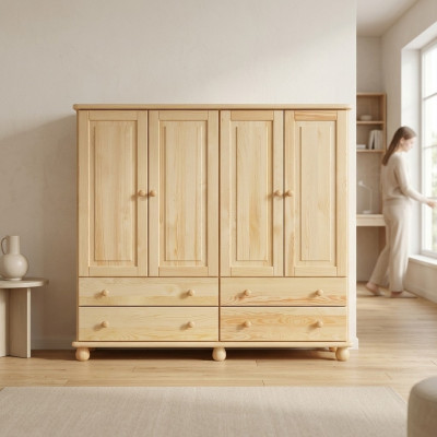 Kredens Design Kredens Szafa Kredens Komody z prawdziwego drewna
