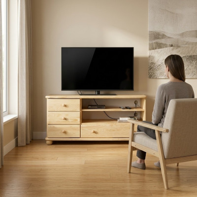 kredens rtv Drewno Kredens kredens salon Komody 124cm solidne Meble
