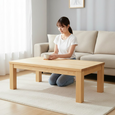 stolik kawowy stolik drewniany Prawdziwe drewno Stoliki do blatu Stolik Tabela 120x60
