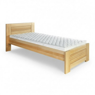 Łóżko drewniane Oryginalne Drewno Łóżko Sypialnia Hotel 100x200 Style Massive Meble bed