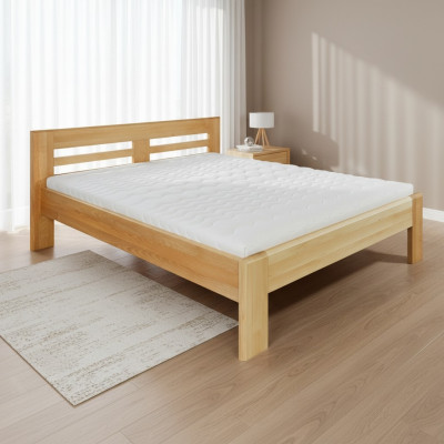 Łóżko Drewniane Oryginalne Drewno Łóżko Hotelowe 180x200 Style Massive Meble Sypialnia