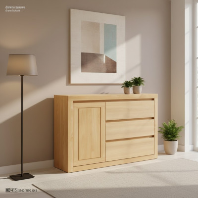 Design Komody Szafa Komoda niska Szafki Kredens Solidny Meble Drewno