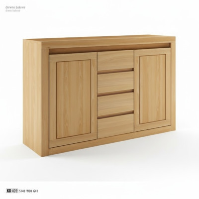 Projektant Kredens Strona Niska Deska Szafa Półka do Salonu Solidne drewno