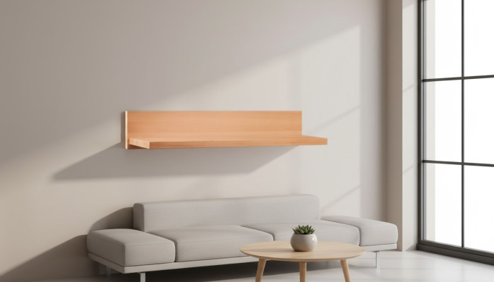 Zgłoszenie Hotel Style Salon Ściana Półka Książki Półki Szafa Półki 80x25cm