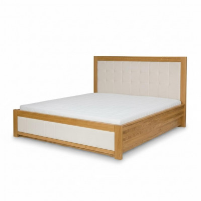 Łóżko Solidne drewno Łóżko małżeńskie Buk Sypialnia Meble Drewno Nowe 180x200cm