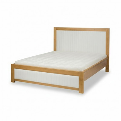Łóżko Solidne drewno Podwójne łóżko małżeńskie Buk Sypialnia Meble Drewno 180x200cm Nowe