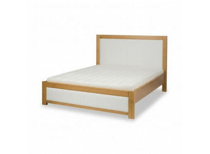 Łóżko Solidne drewno Podwójne łóżko małżeńskie Buk Sypialnia Meble Drewno 180x200cm Nowe