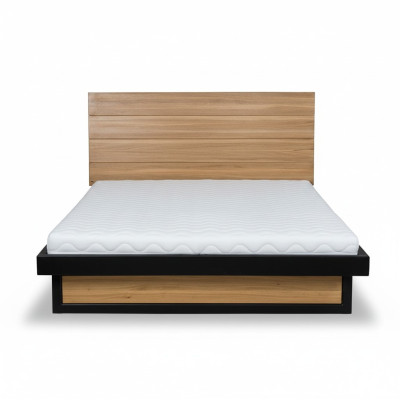 Designerskie łóżko drewniane xxl 180x200cm Łóżko Podwójne łóżko Prawdziwe drewno Sypialnia łóżka hotelowe