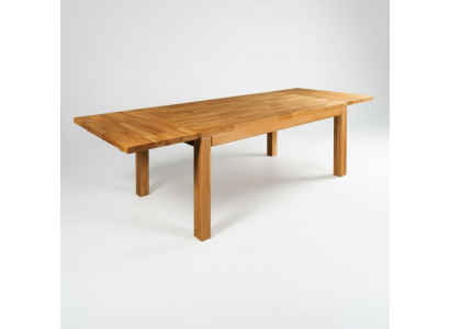 Stół obiadowy Możliwość przedłużenia Tabela drewniany stół ręcznie Solidne drewno Nowy 180x200cm