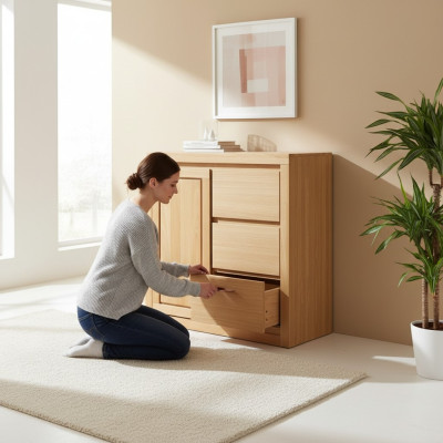 Kredens Design Kredens Kredens Szafa Oryginalne Drewno Bufet Komody