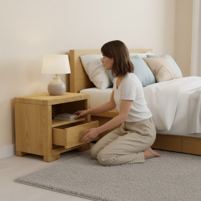 Design Szafka nocna Stolik nocny Kredens Lite drewno Meble Drewno Meble Praca fizyczna