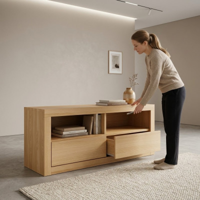komoda rtv Szafa Kredens salon Komody Drewno Solidne drewno Masywne Meble