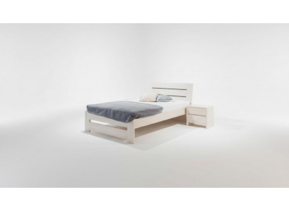 Łóżko Sypialnia Kompletny zestaw łóżka z 2 Szafki nocne 100x200cm Loft Solidny