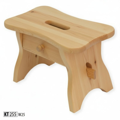 Podnóżek Sosna Podnóżek Naturalne Drewno Podnóżek Stołek Podnóżek Solidny Lite Drewno