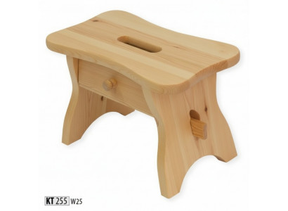 Podnóżek Sosna Podnóżek Naturalne Drewno Podnóżek Stołek Podnóżek Solidny Lite Drewno