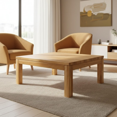 stolik kawowy Stolik Stolik Oryginalne Drewno Solidne Meble Dąb 100x70cm Nowe stoły