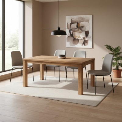 Stół obiadowy drewniany Stół do jadalni Drewno stoły jadalnia Solidny 80*80 cm Stół do jadalni