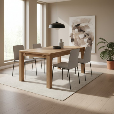 Tabela Drewno 160x90cm Prawdziwy jadalnia Meble stoły Meble z litego drewna Stoły do ​​jadalni Nowe