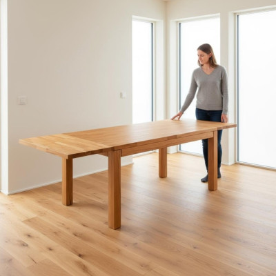 Tabela Real Drewno Dąb Solidne drewno stoły do ​​jadalni solidne 140x90cm stoły Prawdziwe drewno