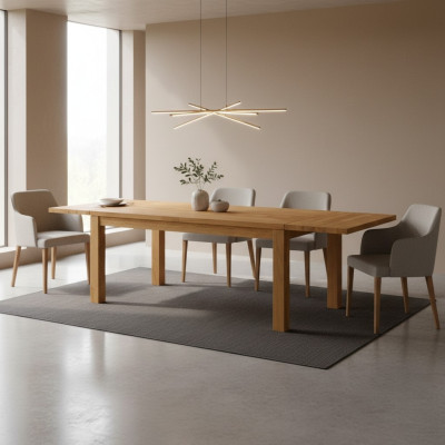 Tabela Real Drewno Dąb Solidne drewno stoły do ​​jadalni solidne 140x90cm stoły Prawdziwe drewno
