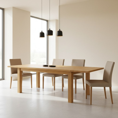 Tabela Stół obiadowy Prawdziwy Drewno Stół drewniany stoły jadalnia 160x80cm Solidne drewno Nowość