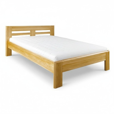 łóżko Łóżko Drewniane Oryginalne Drewno Łóżko Hotel Design Style Solid 120x200 Sypialnia