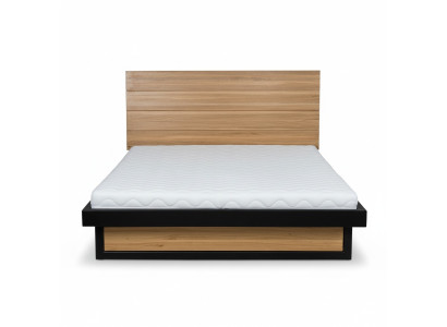 Łóżko Podwójne Łóżko Podwójne Dębowe Łóżko Drewniane 120x200 Rama Łóżka Solidne Meble łóżka