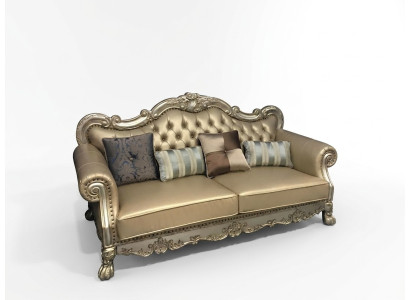 Klasyczne 3 miejsce do siedzenia Sofa Sofa Sofa Podkładka Sofy Kanapy Barok