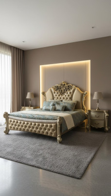 Łóżko Design Podwójne łóżko luksusowe Classic Baroque Chesterfield 184x214cm nowość