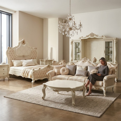 Okrągły Couch Żywy krajobraz Okrągły Sofa Podkładka Narożnik Ustawić Big Sofas