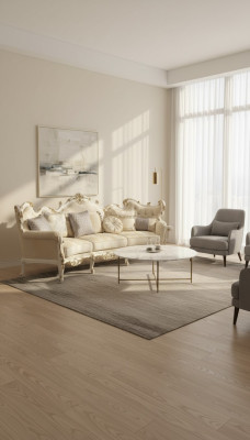 Ekskluzywna drewniana rzeźbiona czteroosobowa kanapa xxl barokowa rokokowa sofa włókiennicza Okrągły