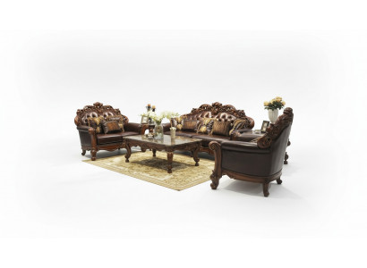 Zestaw sofowy 3+2+1 miejsce do siedzenia Żywy krajobraz Sofa Couch Podkładka Ustawić