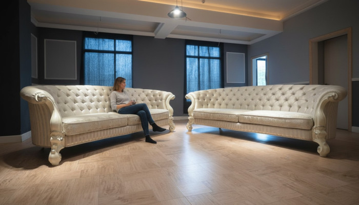Zestaw sofowy 4+1 miejsce do siedzenia Żywy krajobraz Sofa Couch Podkładka Ustawić Sofy