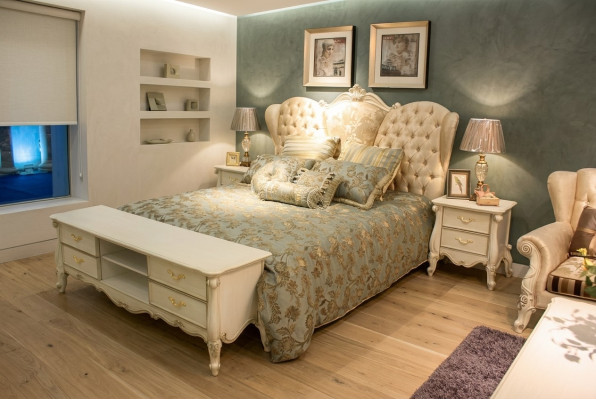 Chesterfield Łóżko Łóżko Tapicerowane Sypialnia łóżko podwójne 180x200cm nowe