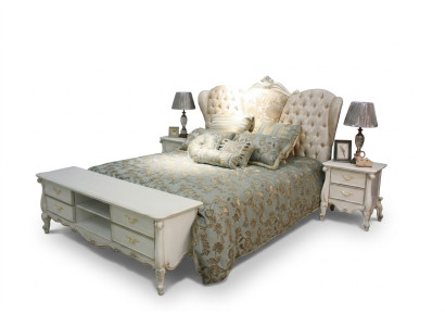 Chesterfield Łóżko Łóżko Tapicerowane Sypialnia łóżko podwójne 180x200cm nowe