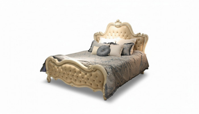 Design Łóżko Double Luxury Sleeping Pokój Dekoracja łóżka Skóra Hotelowa 180x200cm