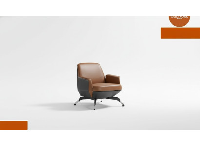 Fotel Design Couch Sofa Relaks Skóra Lounge Club Podkładka miejsce do siedzenia luksusowe