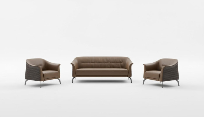 Zestaw sofowy Set Design Sofa Podkładka Kanapy Skóra Couch Modern New 311