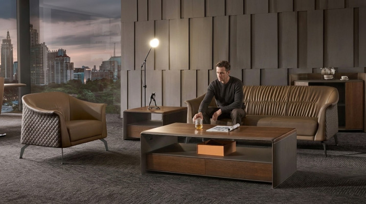 Zestaw sofowy Set Design Sofy Podkładka Deco Kanapy Skóra Relaks Modern