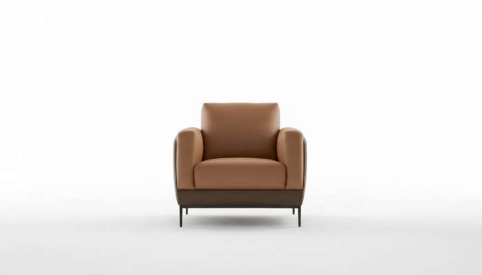 Fotel Skóra TV Couch 1 miejsce do siedzenia Sofa Relaks Luksusowa Podkładka Couch