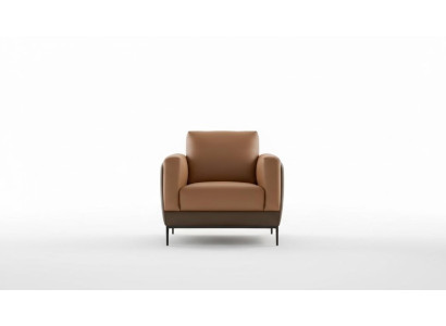 Fotel Skóra TV Couch 1 miejsce do siedzenia Sofa Relaks Luksusowa Podkładka Couch