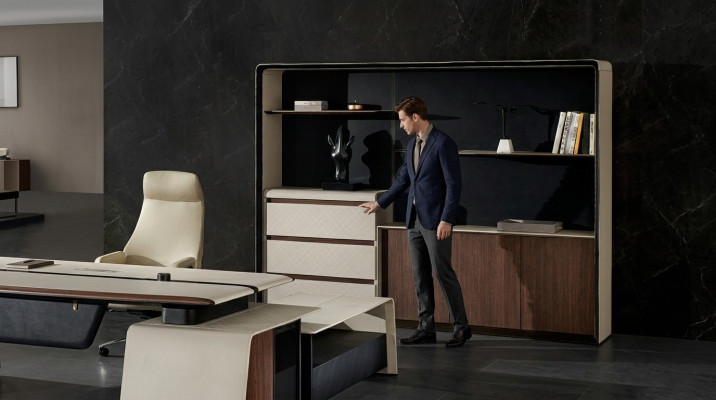 Szafka na artykuł Półka na książki Półki Dekoracja Szafa Luxury Office Meble Szafki