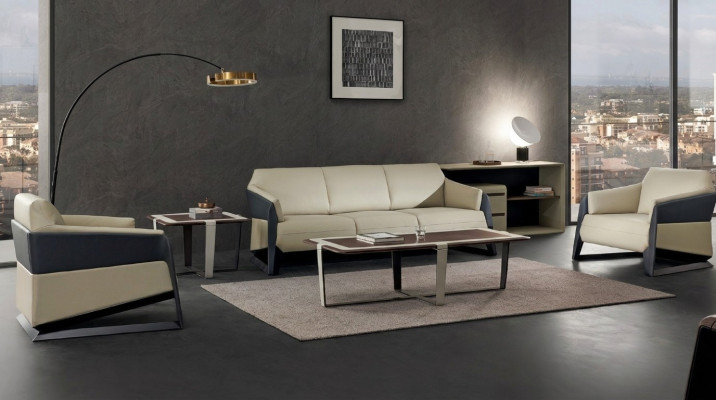 Zestaw sofowy 311 miejsce do siedzenia Zestaw Deco Design Sofy Podkładka Kanapy Skóra Relaks
