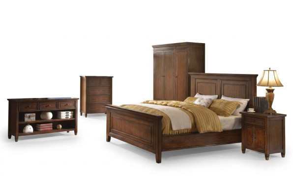 Łóżko Design Double Hotel bed Marriage Sleep Pokój Drewno Luksusowe łóżko