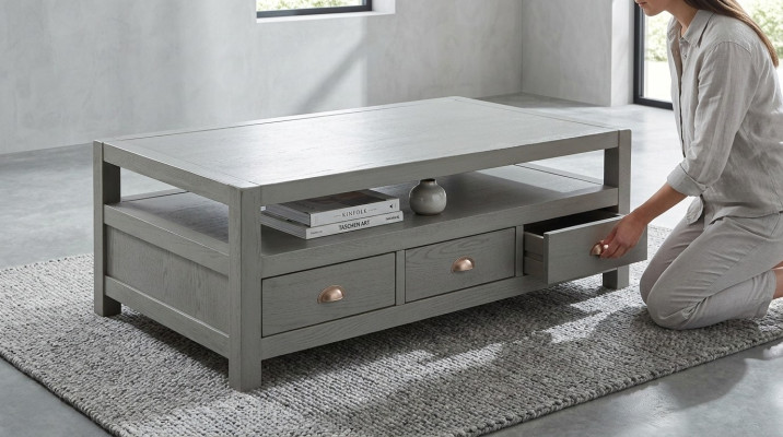 stolik kawowy Tabela Couch stoły Drewno Sofa do salonu Design Side