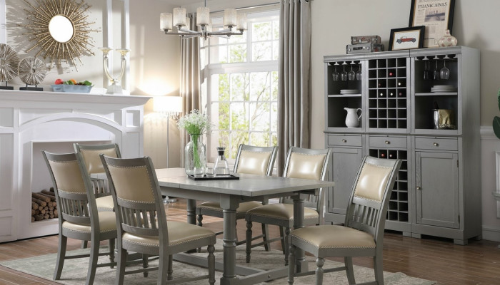 Luksusowe Meble Stół obiadowy jadalnia Salon Tabela Drewno Design stoły