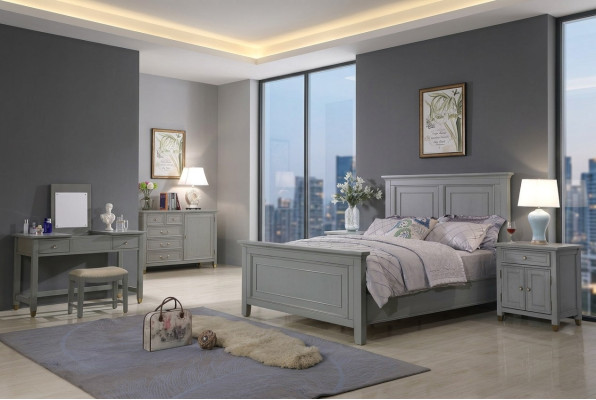 Łóżko łóżko Sleep Pokój Double Drewno New Country House Design Luxury Hotel